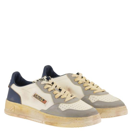 26SS 오트리 스니커즈 AVLM WHITE BLUE GREY - AUTRY