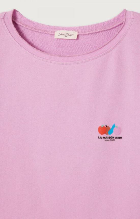  아메리칸 빈티지 반팔 티셔츠 아투바이 티셔츠 오키드 - AMERICAN VINTAGE