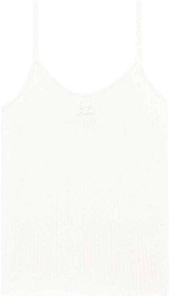 26SS 쿠레쥬 민소매 티셔츠 PERMDE012FI00010001 WHITE