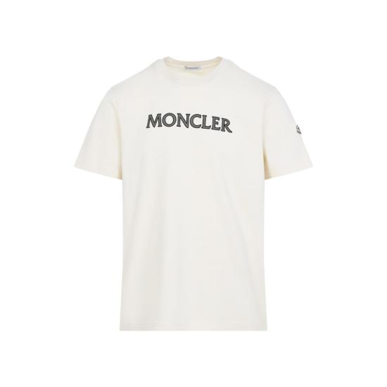 26SS 몽클레어 반팔 티셔츠 L10918C00075 89B8U White