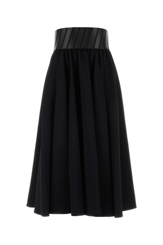 26SS 알라이아 롱 스커트 AA9J2487T612C 999 NOIR