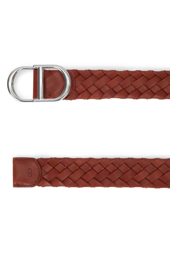 26SS 디올 가죽 벨트 4596PDJAZ 108 BROWN - DIOR