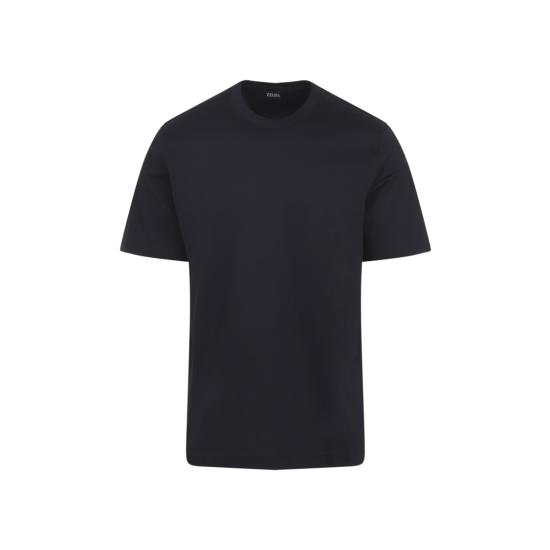 26SS 에르메네질도제냐 반팔 티셔츠 UH335A3 H771 Black