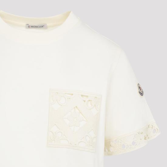 26SS 몽클레어 반팔 티셔츠 L10938C00025 89AUO White - MONCLER