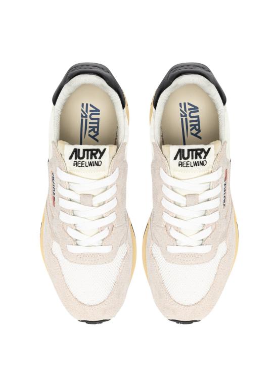 26SS 오트리 릴윈드 로우 나일론 스웨이드 스니커즈 WWLMUT50 WHT BLK - AUTRY