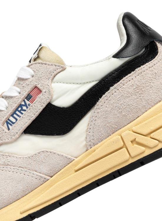 26SS 오트리 릴윈드 로우 나일론 스웨이드 스니커즈 WWLMUT50 WHT BLK - AUTRY