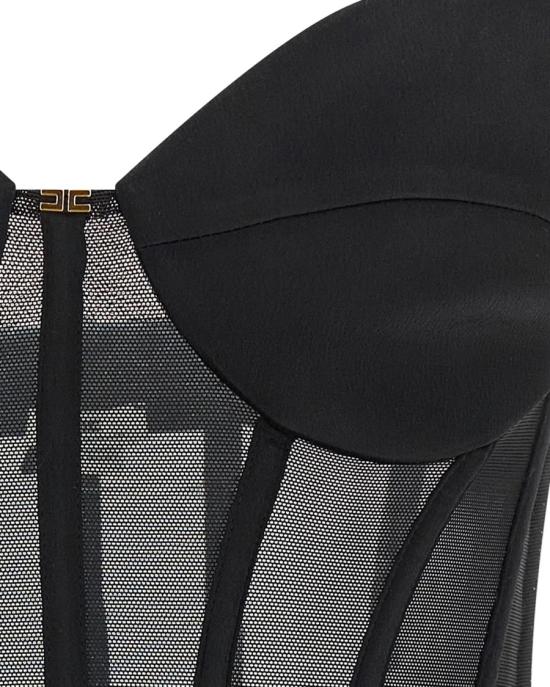 26SS 엘리자베타프랜치 민소매 티셔츠 5186447 Black - ELISABETTA FRANCHI