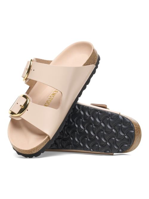 26SS 버켄스탁 샌들 ARIZONA BIG BUCKLE 1026553 SHINE NEW BEIGE - BIRKENSTOCK