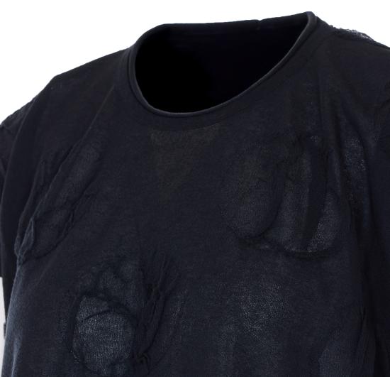 26SS 우마 왕 긴팔 티셔츠 UK7122 UW900 Black - UMA WANG