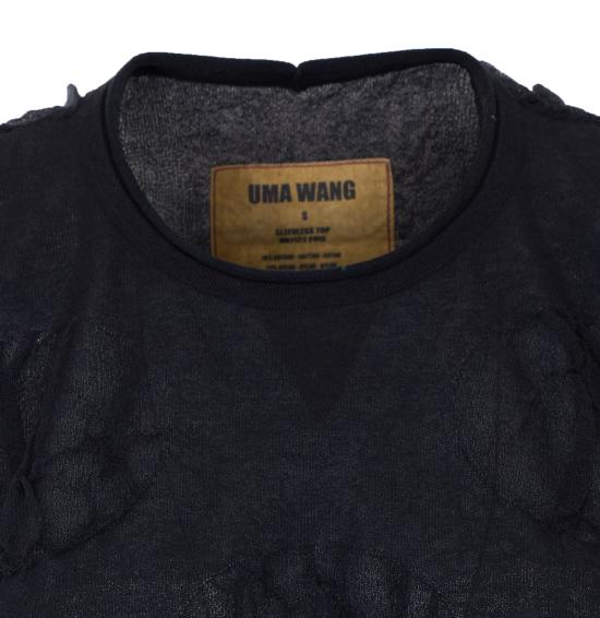 26SS 우마 왕 긴팔 티셔츠 UK7122 UW900 Black - UMA WANG