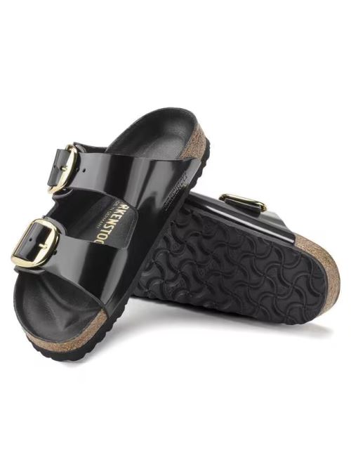 26SS 버켄스탁 샌들 ARIZONA BIG BUCKLE 1021476 SHINE BLACK - BIRKENSTOCK