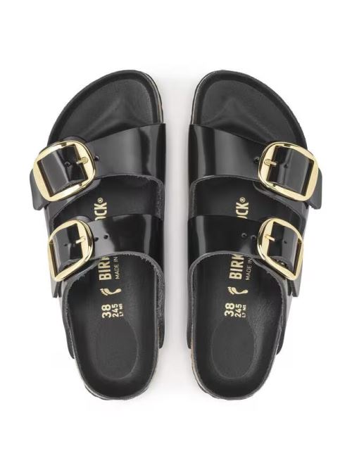 26SS 버켄스탁 샌들 ARIZONA BIG BUCKLE 1021476 SHINE BLACK - BIRKENSTOCK