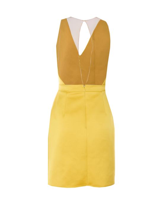 26SS 엘리자베타프랜치 미디 원피스 TB00161E2 EV4 Yellow - ELISABETTA FRANCHI