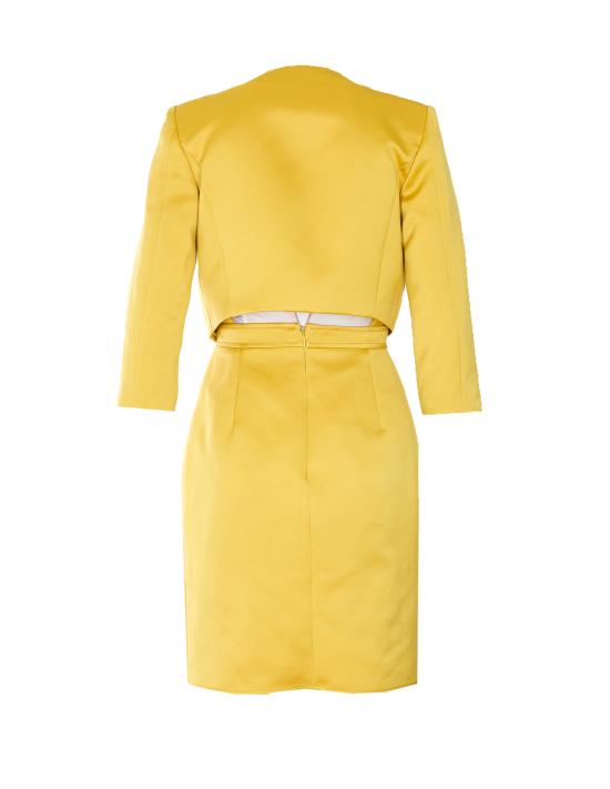 26SS 엘리자베타프랜치 미디 원피스 TB00161E2 EV4 Yellow - ELISABETTA FRANCHI