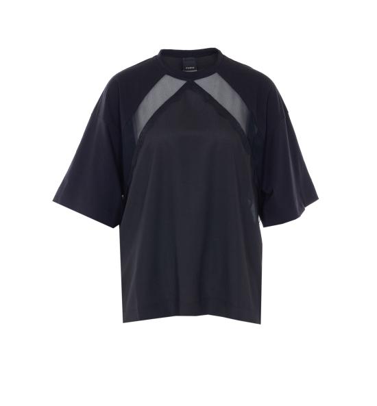 26SS 핑코 반팔 티셔츠 106292 A335Z99 Black