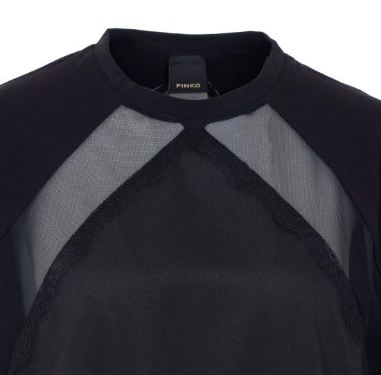 26SS 핑코 반팔 티셔츠 106292 A335Z99 Black - PINKO