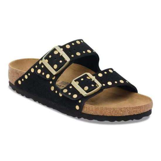26SS 버켄스탁 샌들 ARIZONA RIVET 1030348 BLACK Black - BIRKENSTOCK