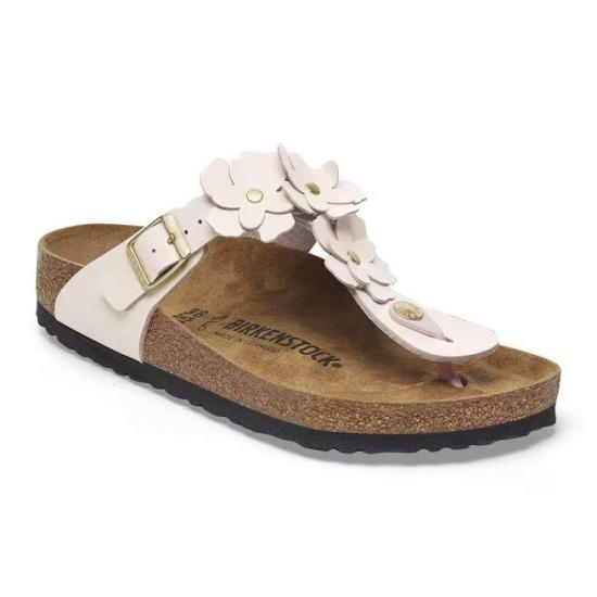 26SS 버켄스탁 샌들 GIZEH FLOWERS 1029287 LIGHT ROSE Light rose - BIRKENSTOCK