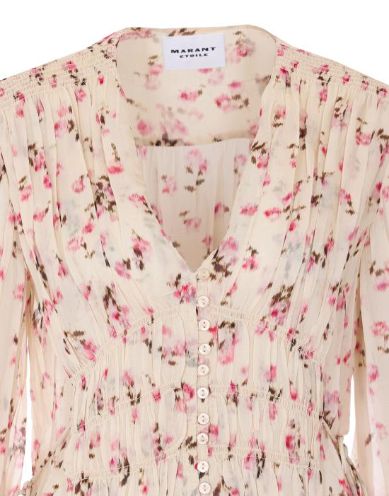 26SS 이자벨마랑에뚜왈 미디 원피스 RO0969FA D1J08E90BE Beige - ISABEL MARANT ETOILE