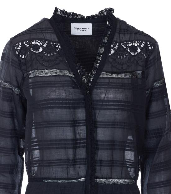 26SS 이자벨마랑에뚜왈 미디 원피스 RO0723FB D1J05E01BK Black - ISABEL MARANT ETOILE