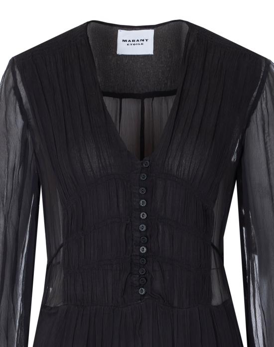 26SS 이자벨마랑에뚜왈 미디 원피스 RO0798FB D1J08E01BK Black - ISABEL MARANT ETOILE