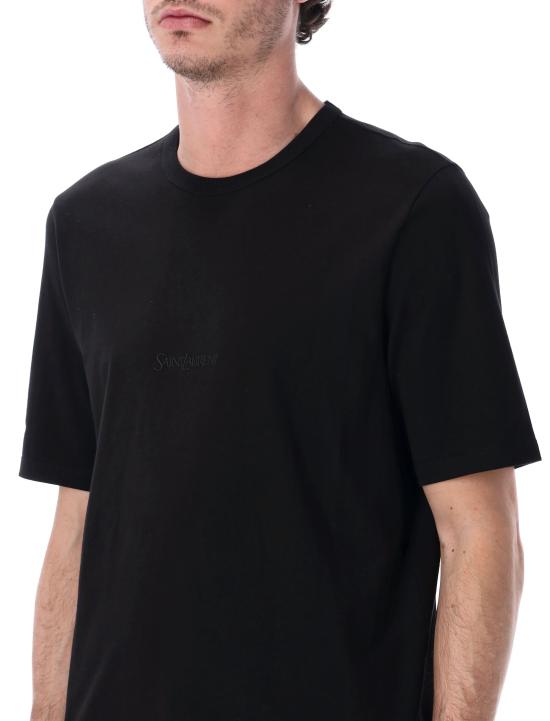 26SS 생로랑 반팔 티셔츠 857461Y37XE 1000 Nero - SAINT LAURENT