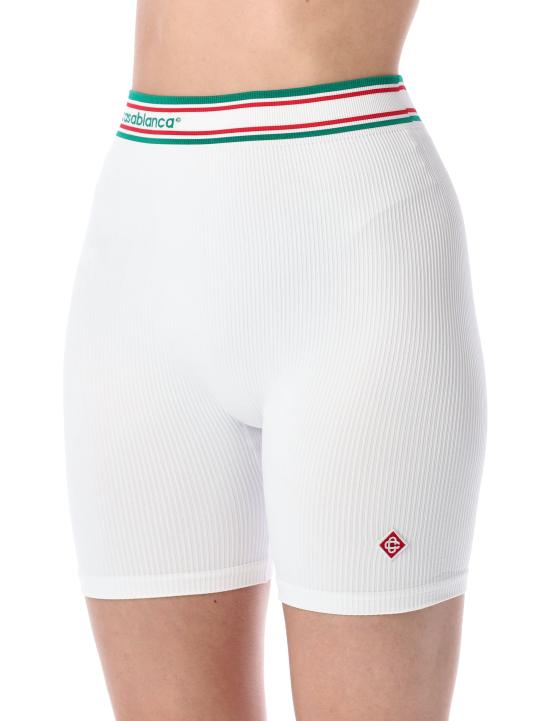 26SS 카사블랑카 숏팬츠 WSP26ACT025 01 SEAMLESS WHITE - CASABLANCA