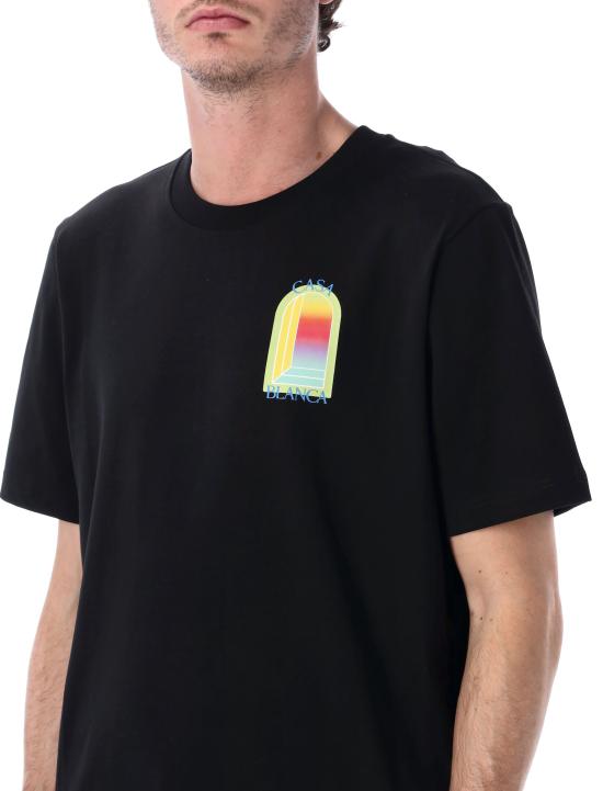 26SS 카사블랑카 반팔 티셔츠 MSP26JTS00114 Nero - CASABLANCA