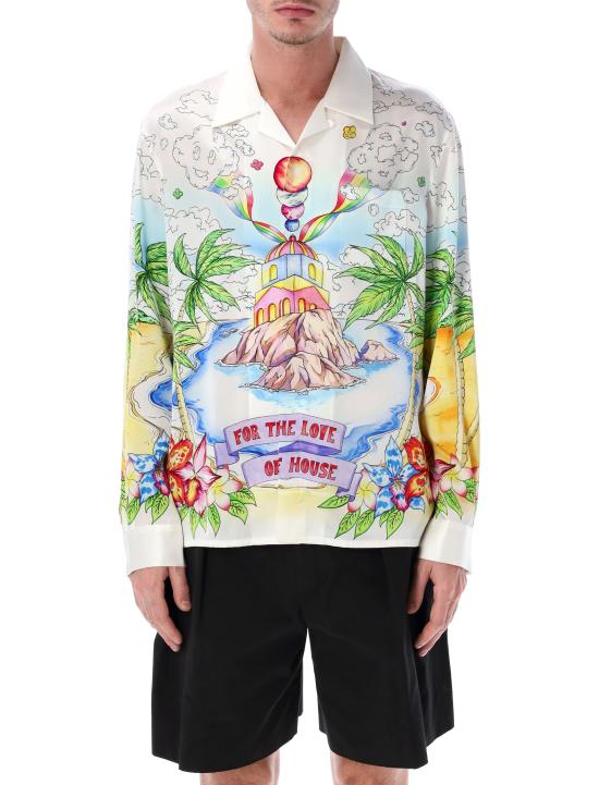 26SS 카사블랑카 반팔 티셔츠 MSS26SH00602 Bianco