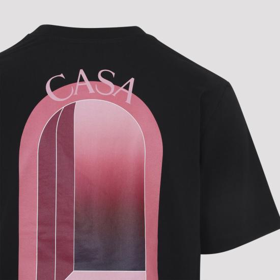 26SS 카사블랑카 반팔 티셔츠 MSS26JTS00111 Nero - CASABLANCA