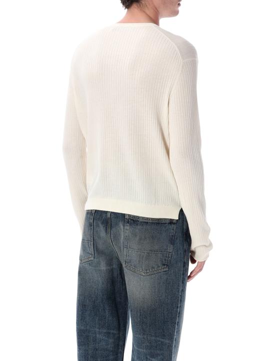 26SS 아워레가시 파인 헨리 코튼 티셔츠 M2263FI IVORY Bianco - OUR LEGACY