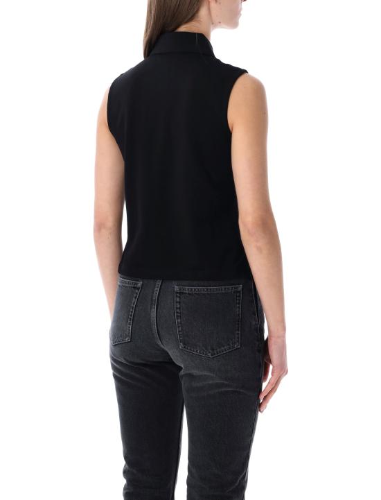 26SS 생로랑 폴로 티셔츠 862601Y37ZE 1000 Nero - SAINT LAURENT