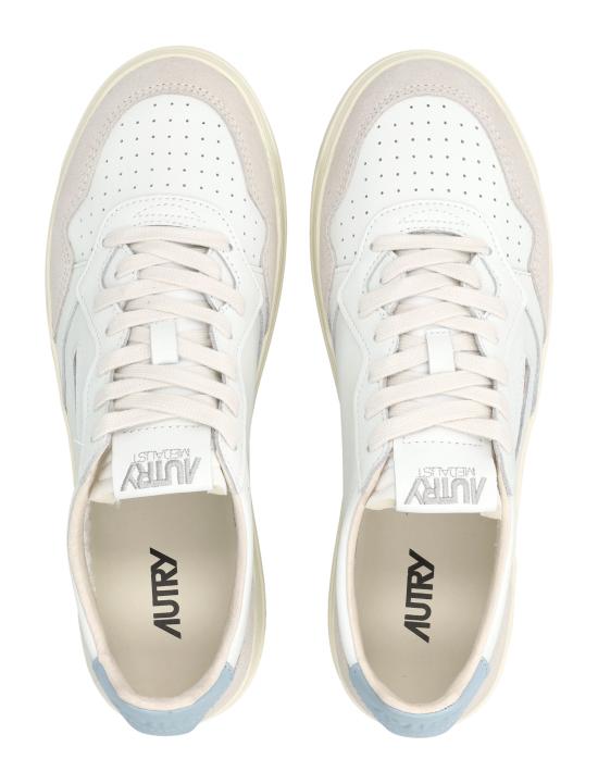 26SS 오트리 메달리스트 로우 스니커즈 AULMLS12 WFMN WHITE FORGET ME NOT - AUTRY