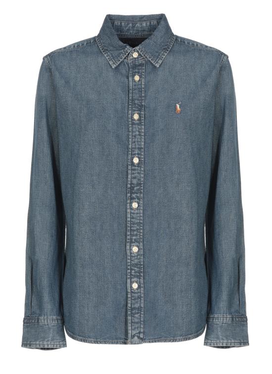 26SS 랄프 로렌 셔츠 211969458 001 Blue