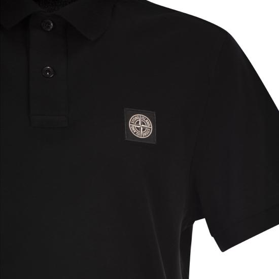  스톤 아일랜드 폴로 티셔츠 L1S152200008 BLACK - STONE ISLAND