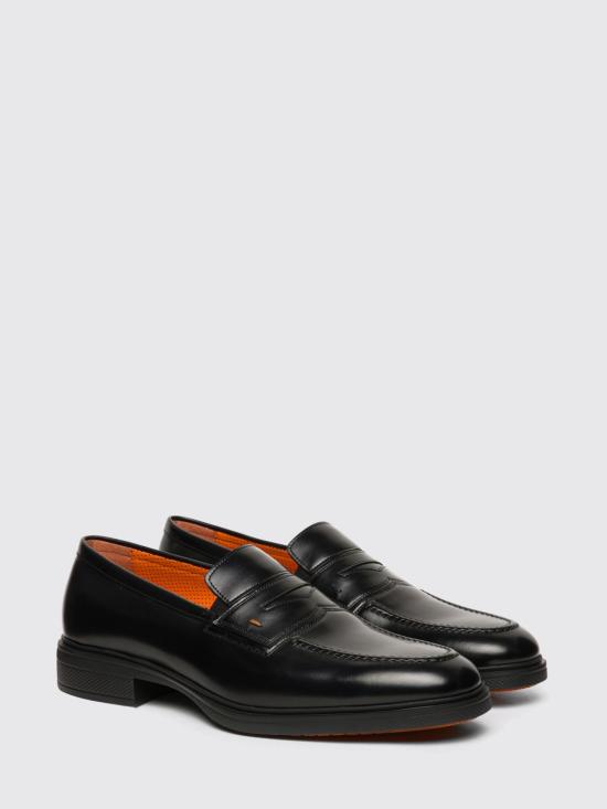 26SS 산토니 로퍼 MGEO18964NEAXNTG N01 Black - SANTONI