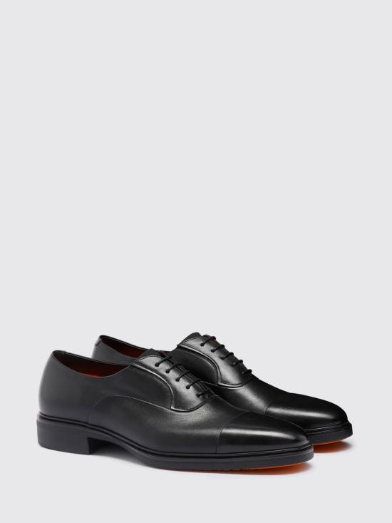 26SS 산토니 로퍼 MGEO18957NEAXNTG N01 Black - SANTONI