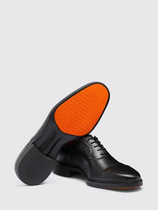 26SS 산토니 로퍼 MGEO18957NEAXNTG N01 Black - SANTONI