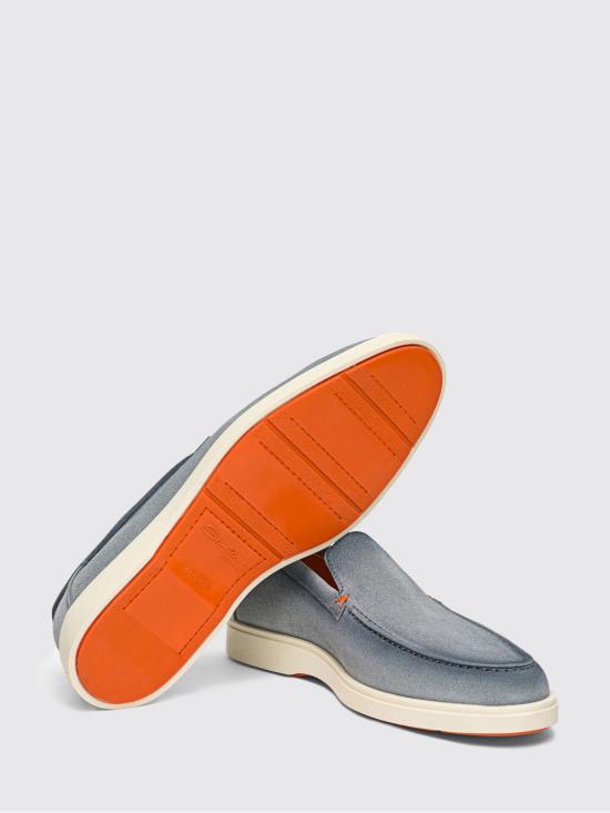 26SS 산토니 로퍼 MGDT17824TICBGEX Z23 Gnawed Blue - SANTONI