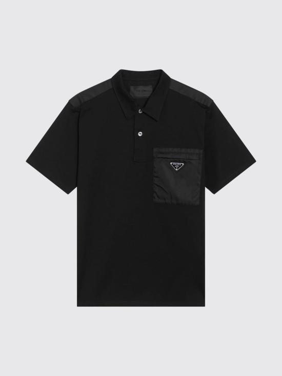 26SS 프라다 폴로 티셔츠 UJN703152Z F0806 Black