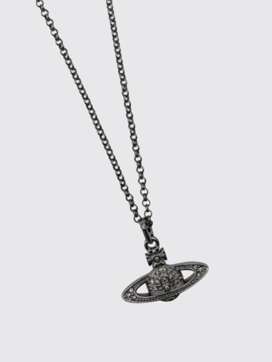 26SS 비비안웨스트우드 미니 바스 릴리프 팬던트 네크리스 6302008602S10 8S108 Black - VIVIENNE WESTWOOD