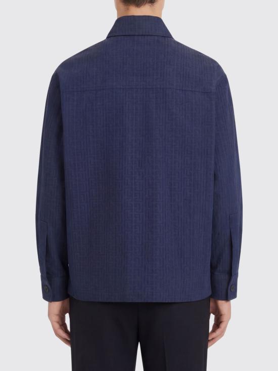 26SS 발망 자켓 GH1TH881CG41 6UB Marine - BALMAIN