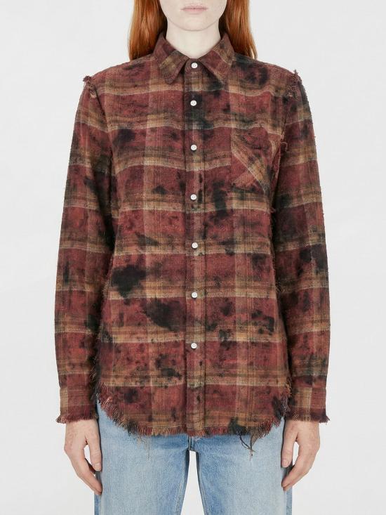 26SS 알13 셔츠 R13WR008R 655B Red