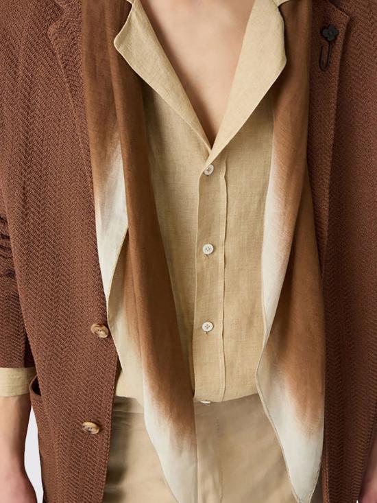 26SS 라르디니 머플러/스카프 PAFOU12PA66172 450 Brown - LARDINI
