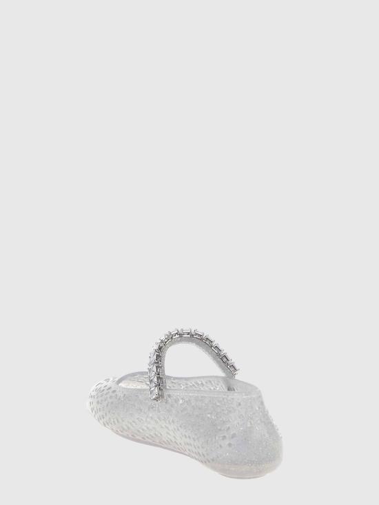 26SS 지미추 플랫 슈즈 THEJELLYNTX CLEARSILVERMIXCRYSTA Silver - JIMMY CHOO