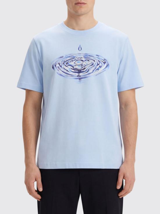 26SS 카사블랑카 반팔 티셔츠 MSP26JTS00105 PALE Blue