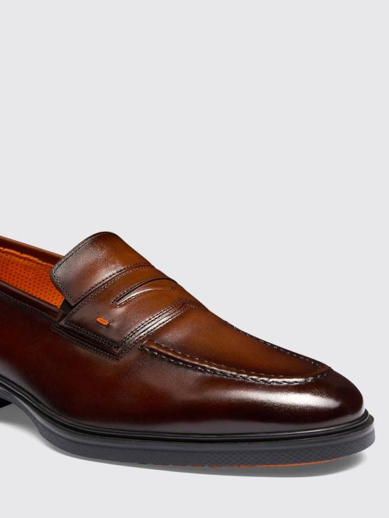 26SS 산토니 로퍼 MGEO18964NEAXNTG T50 Dark - SANTONI