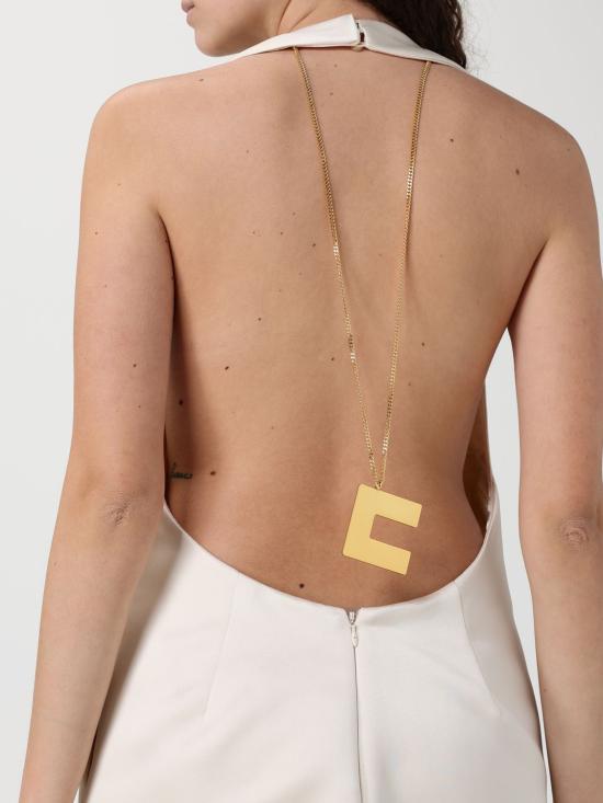 26SS 엘리자베타프랜치 롱 원피스 AB87162E2 193 Butter - ELISABETTA FRANCHI