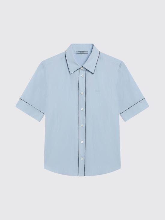 26SS 프라다 셔츠 P423JROOO1XV2 F0012 Gnawed Blue