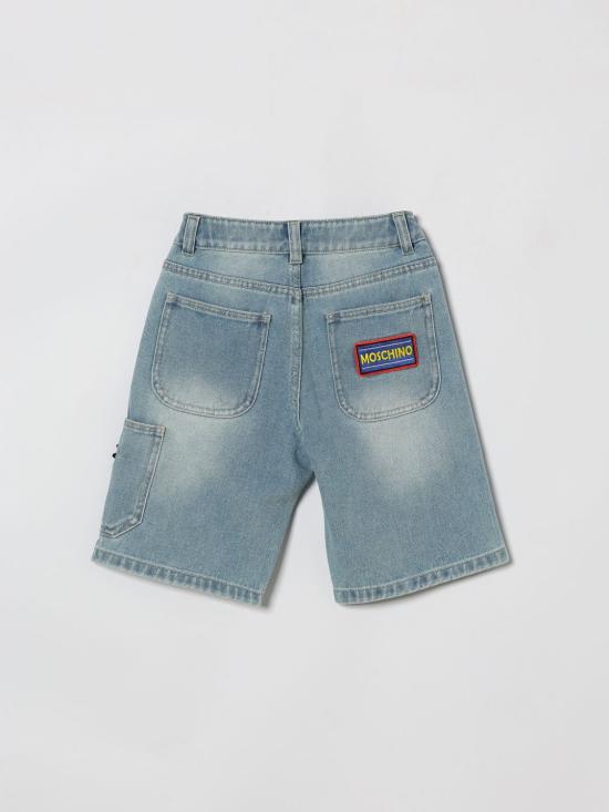 26SS [키즈] 모스키노 쇼츠/버뮤다 HUQ02KL0E37 41100 Sky - MOSCHINO